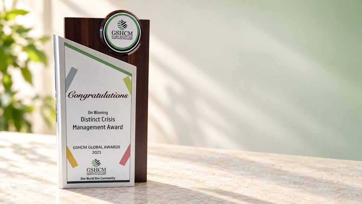 GSHCM — Distinct Crisis Management Award