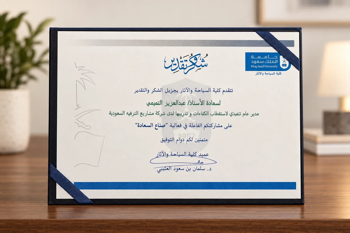 جامعة الملك سعود — فعالية صناع السعادة