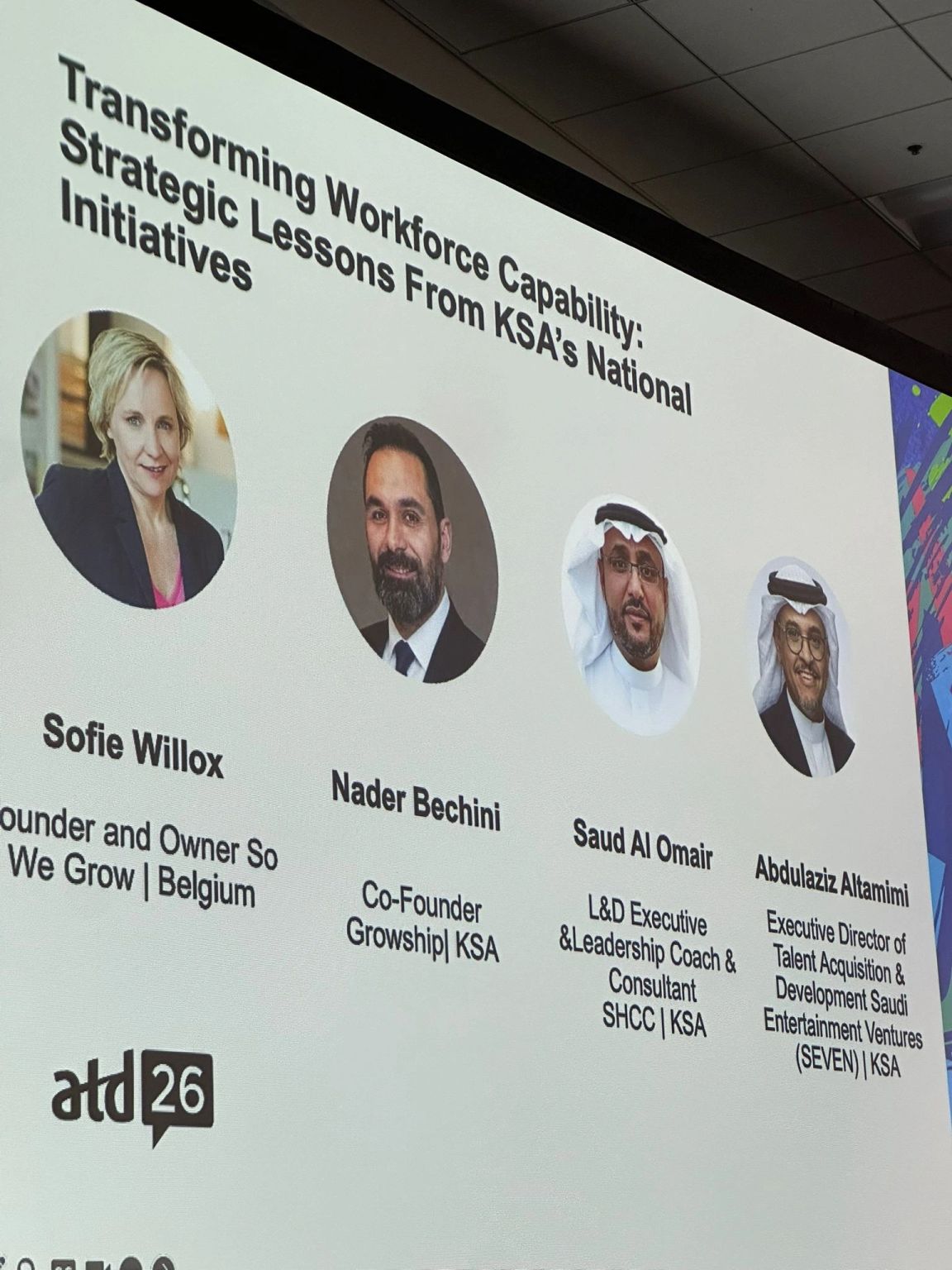 عبدالعزيز التميمي في مؤتمر ATD 2026 في لوس أنجلوس